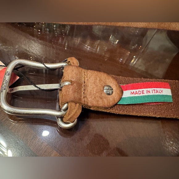 NICOBLU - Alta Moda Brown Leather Belt - Picture 4 of 9